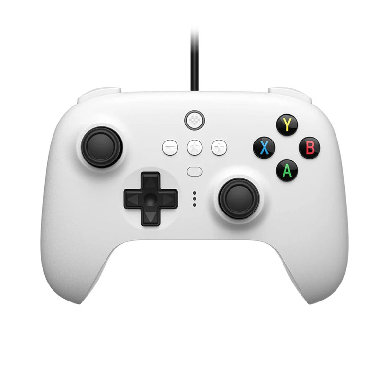 8Bitdo Ultimate Wired Controller for PC - White Edition - وحدة تحكم
